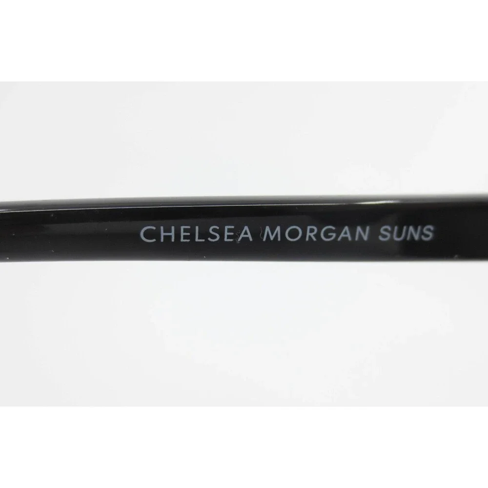 Chelsea Morgan Suns CMS 20201 Black Round Cat Eye Sunglasses 52-20-140